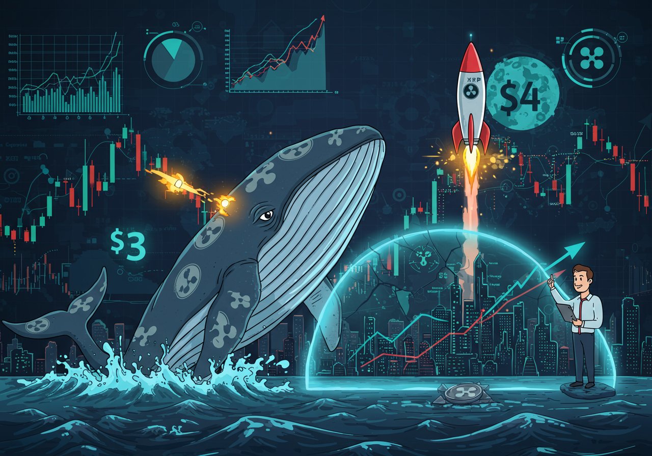 XRP’s Ascent: Whales Accumulate, Analysts Target  Price Point