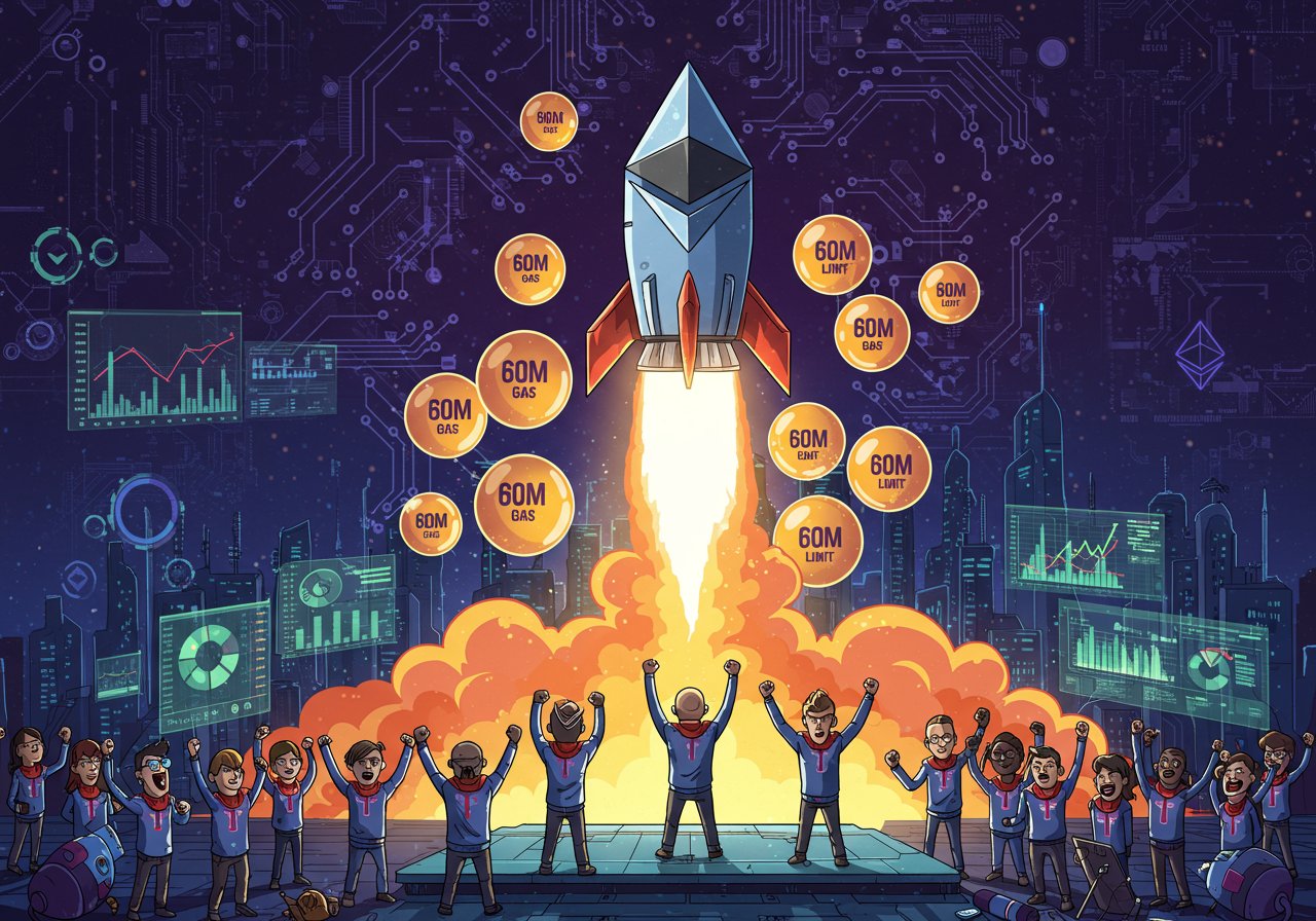 Ethereum’s Gas Limit Soars: 60M Milestone Signals Network Expansion Ethereum’s Gas Limit Soars: 60M Milestone Signals Network Expansion