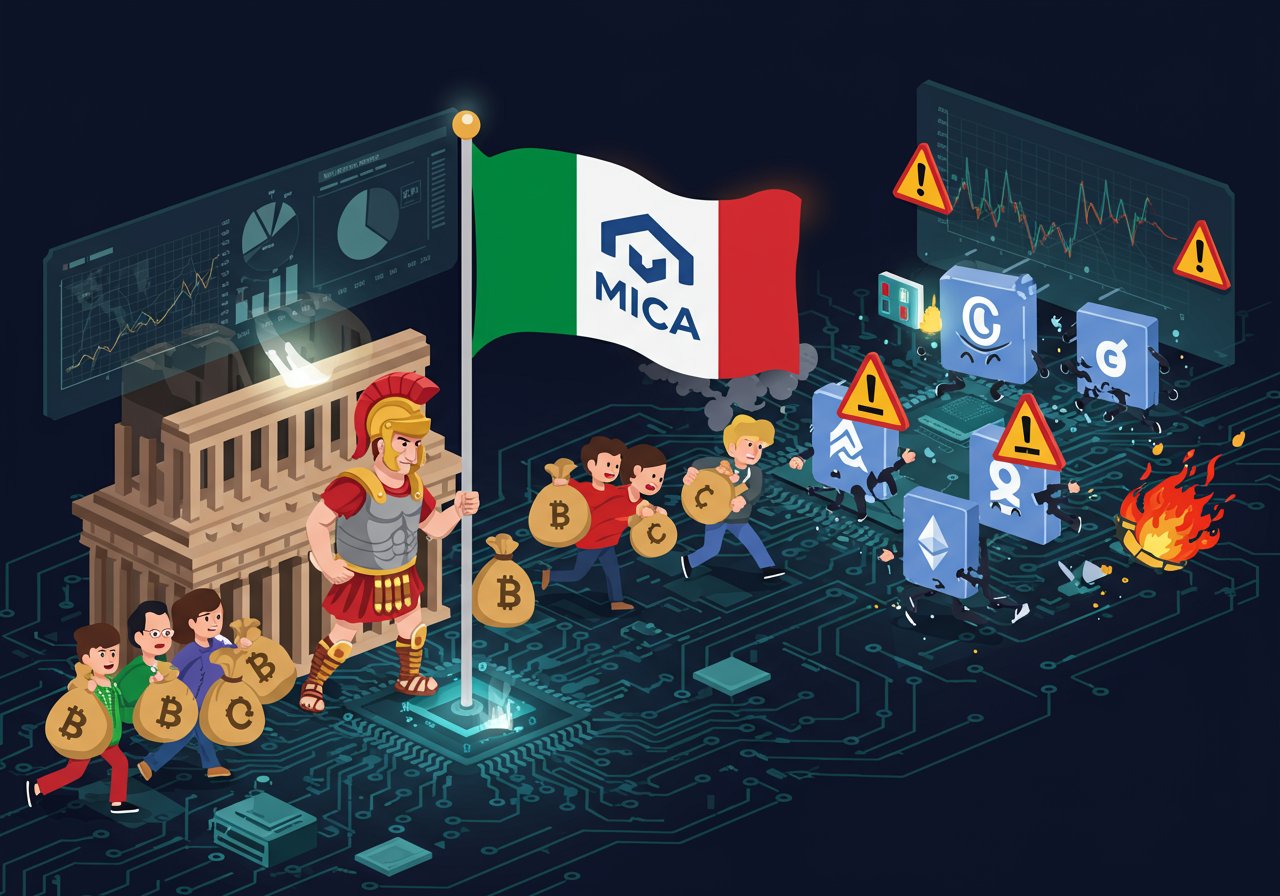 Italy’s Crypto Crackdown: MiCA Deadline Looms for Platforms and Investors