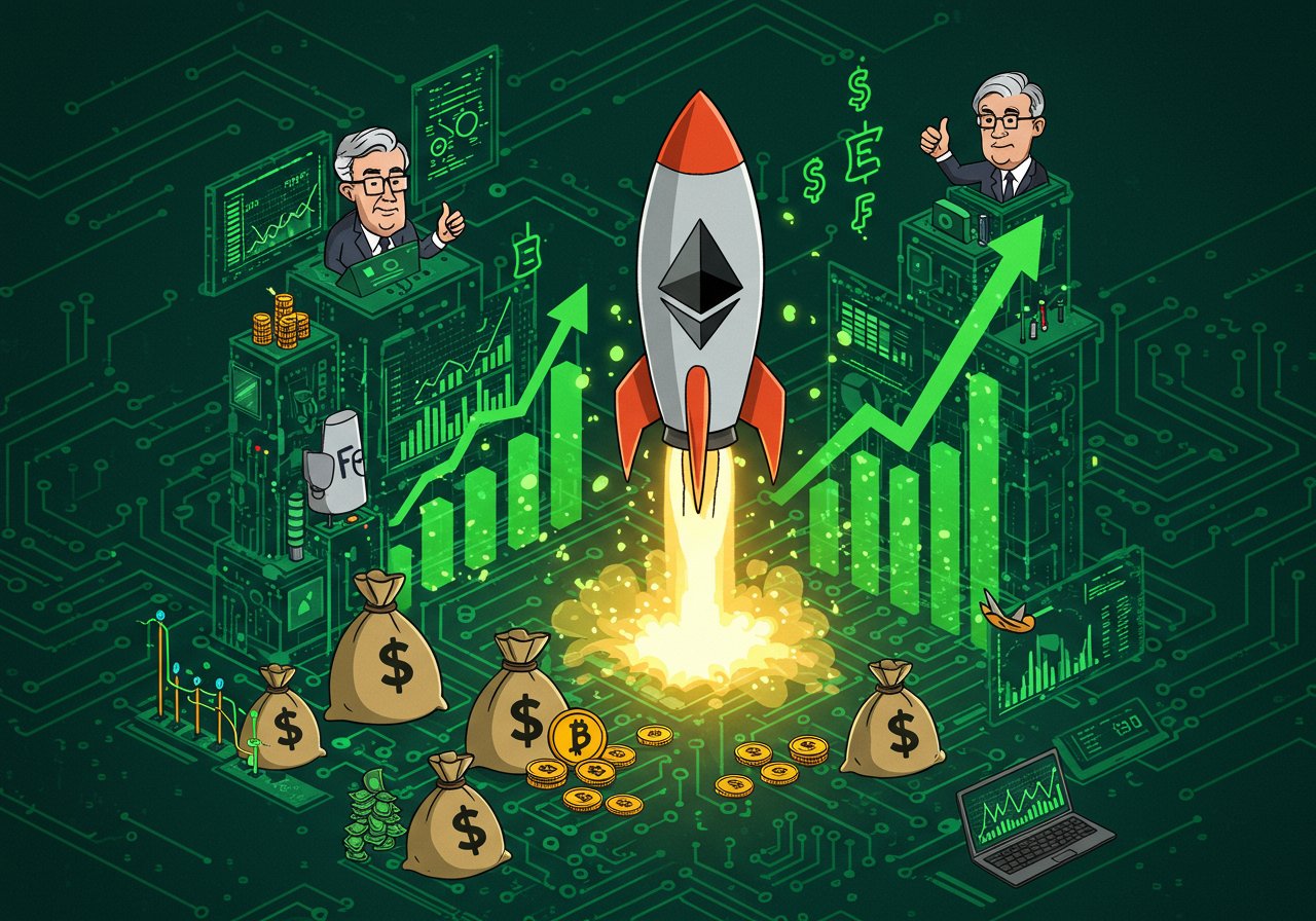 Ethereum Soars: ETF Inflows, Fed Signals Fuel 10% Rally Ethereum Soars: ETF Inflows, Fed Signals Fuel 10% Rally