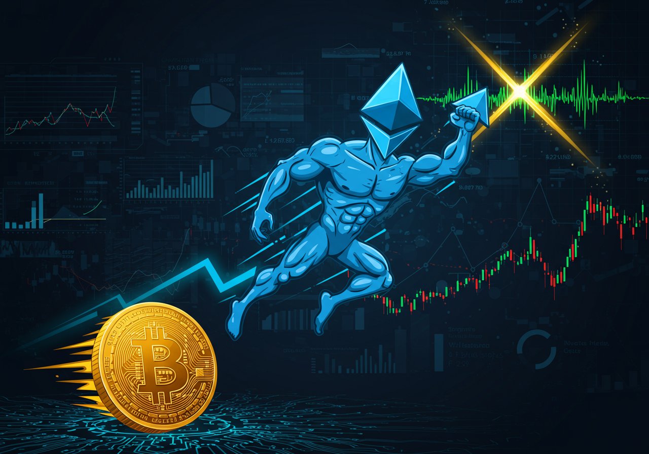 Ethereum Poised for Massive Gains Against Bitcoin? Technical Analysis Signals Surge
