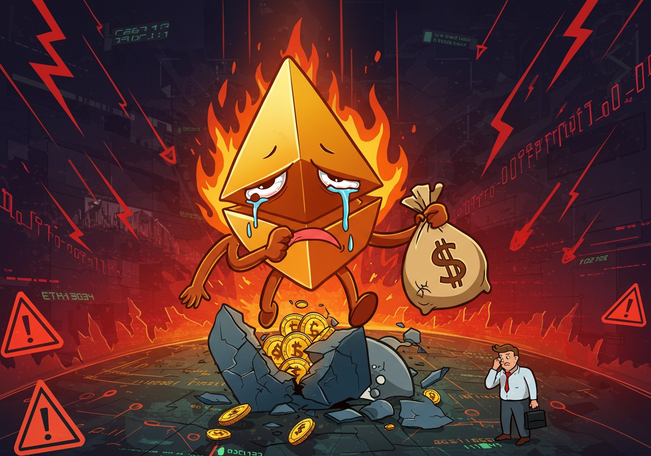 Ethereum Plummets: Trader’s M Loss Signals Market Turmoil