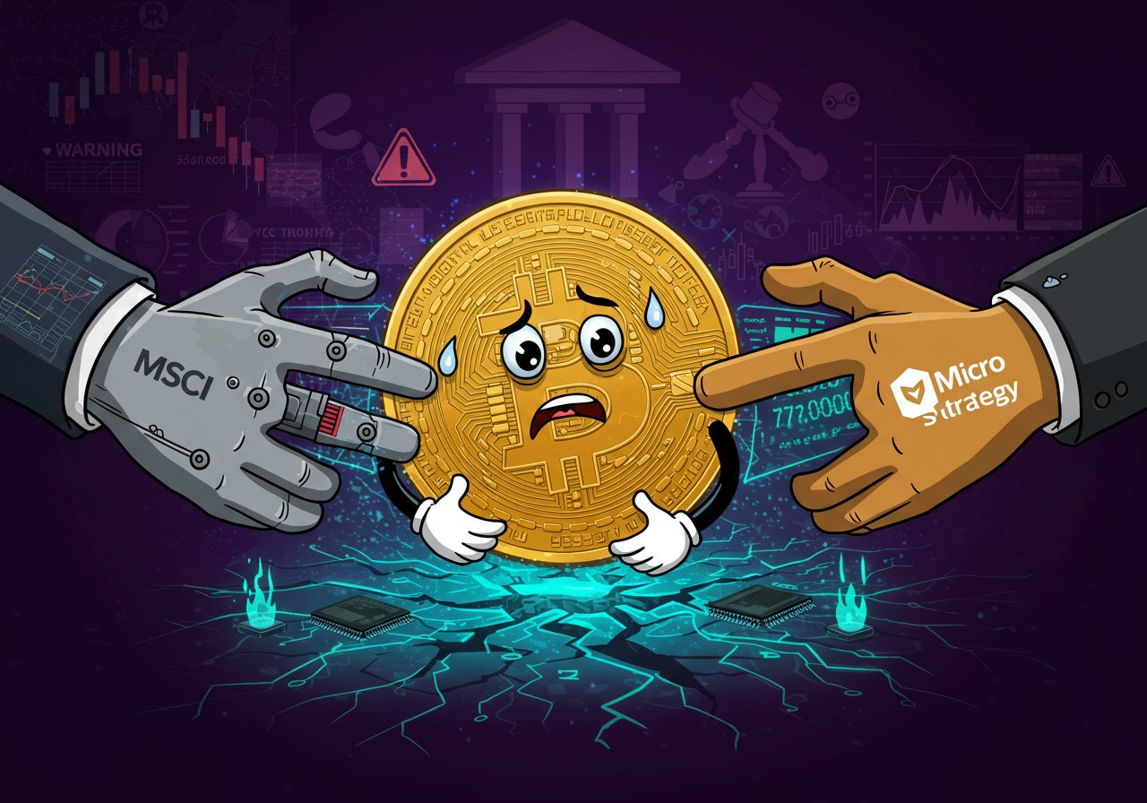 Bitcoin Under Pressure: MicroStrategy, MSCI, and the Threat of an K Dip