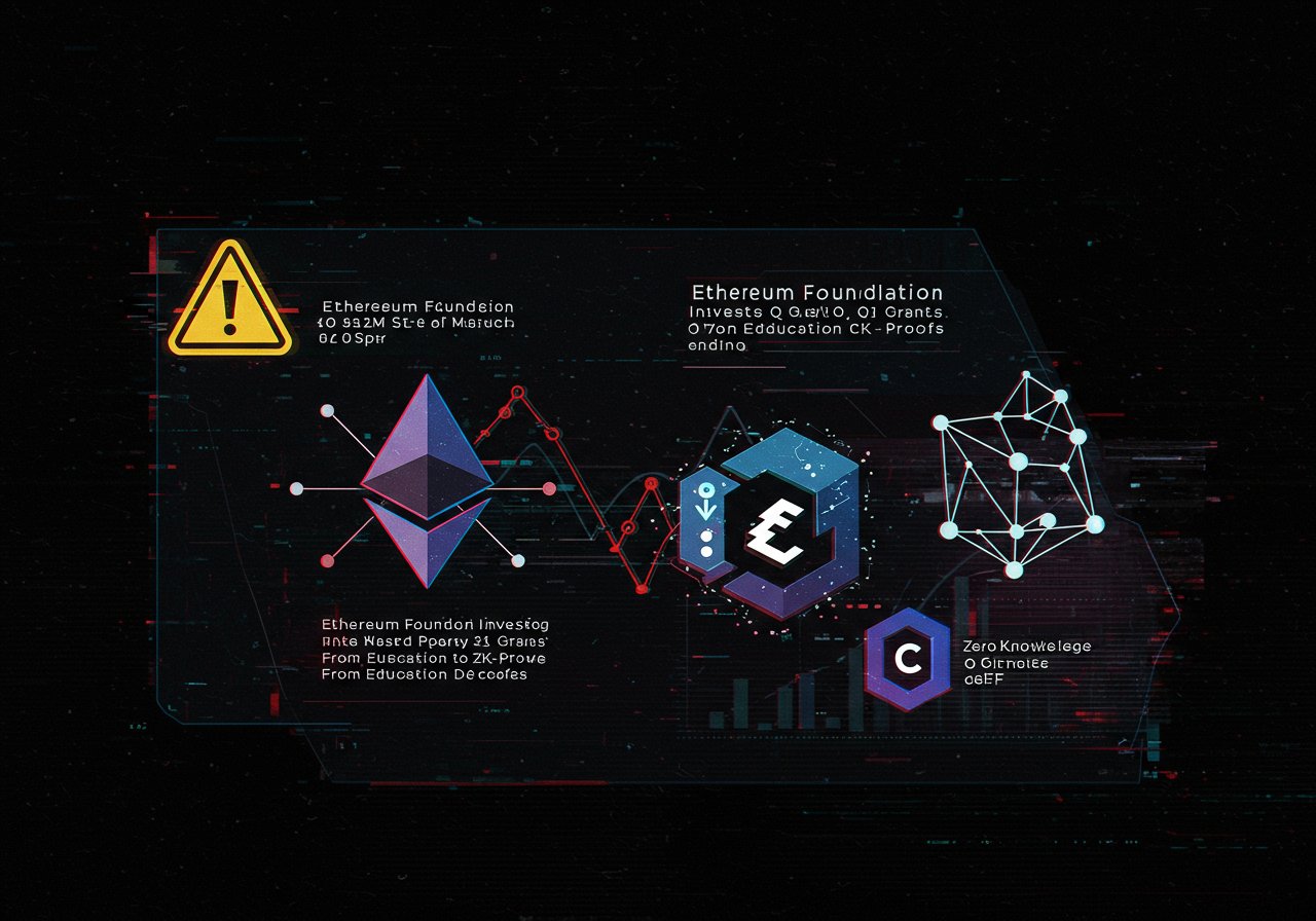 Ethereum Foundation Invests .6M in Q1 Grants: From Education to ZK-Proofs Ethereum Foundation Invests .6M in Q1 Grants: From Education to ZK-Proofs