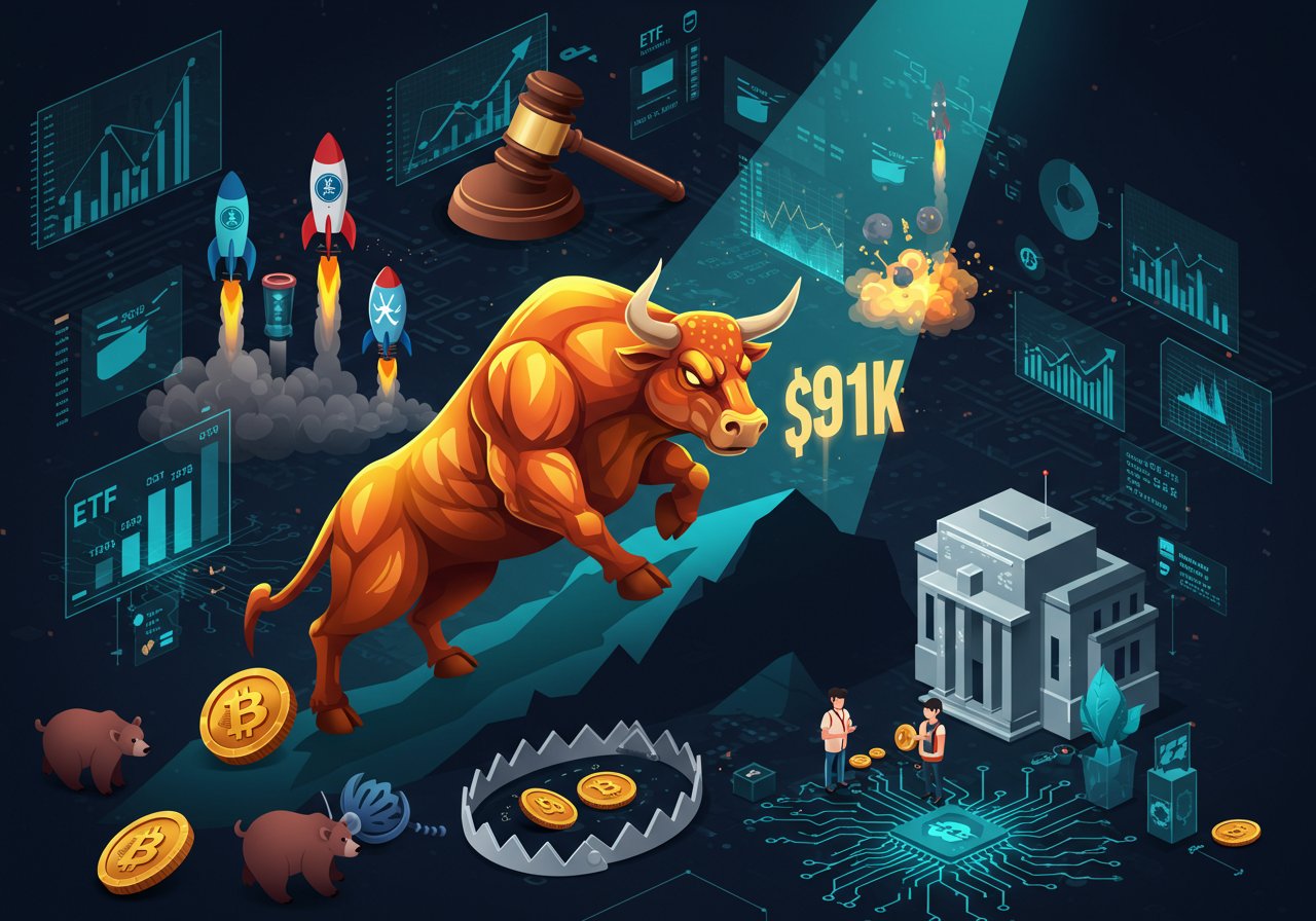 Bitcoin Bulls Eye K as Fed Rate Cut Bets Intensify: What’s Next?