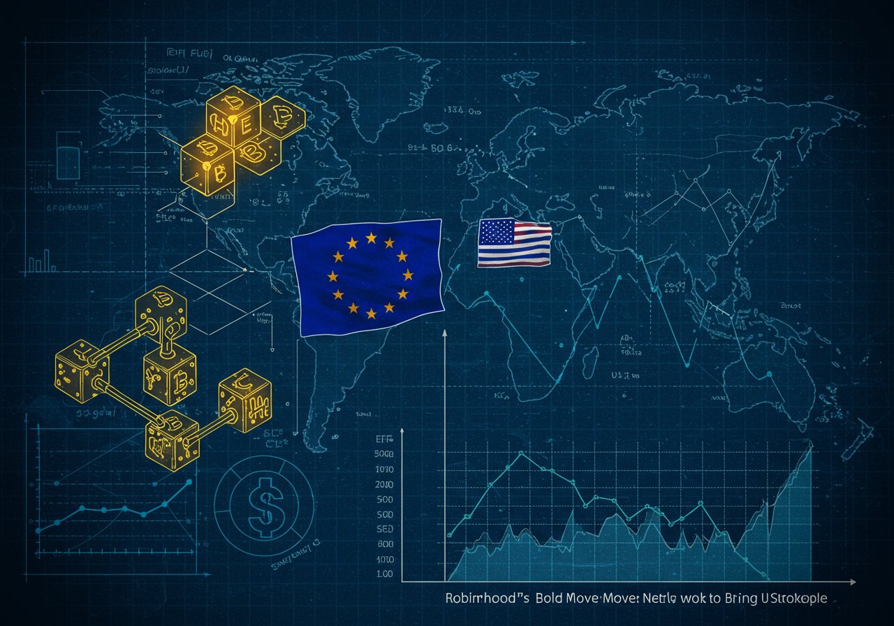 Robinhood’s Bold Move: Blockchain Network to Bring US Stocks to Europe Robinhood’s Bold Move: Blockchain Network to Bring US Stocks to Europe