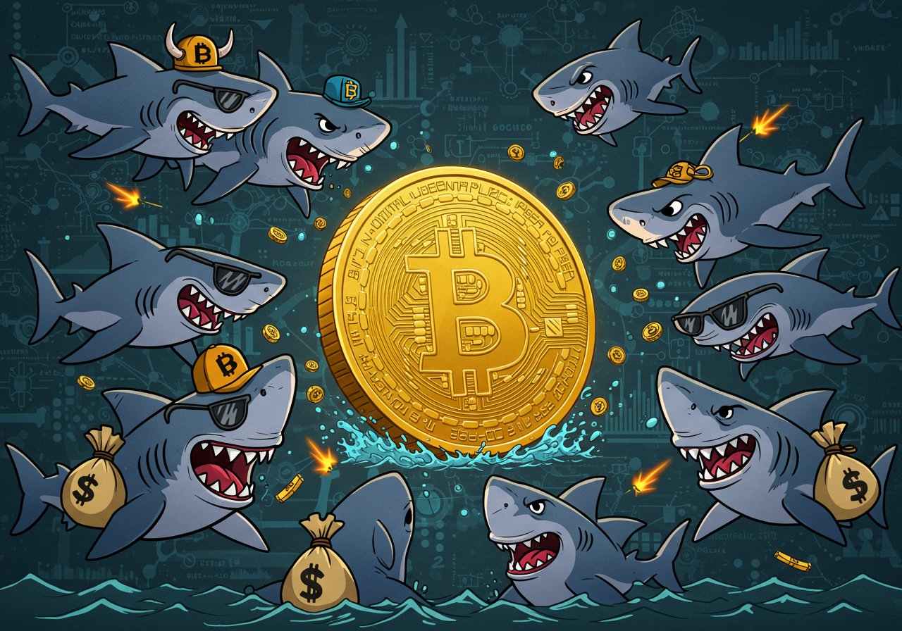 Bitcoin Sharks Feast: Massive BTC Accumulation Signals a Potential Bull Run Bitcoin Sharks Feast: Massive BTC Accumulation Signals a Potential Bull Run