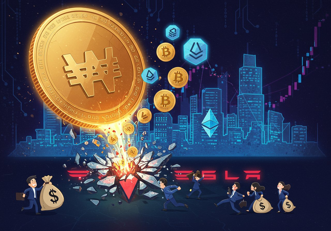 South Korea’s Crypto Surge: Billions Flow Out of Tesla, Into Bitcoin