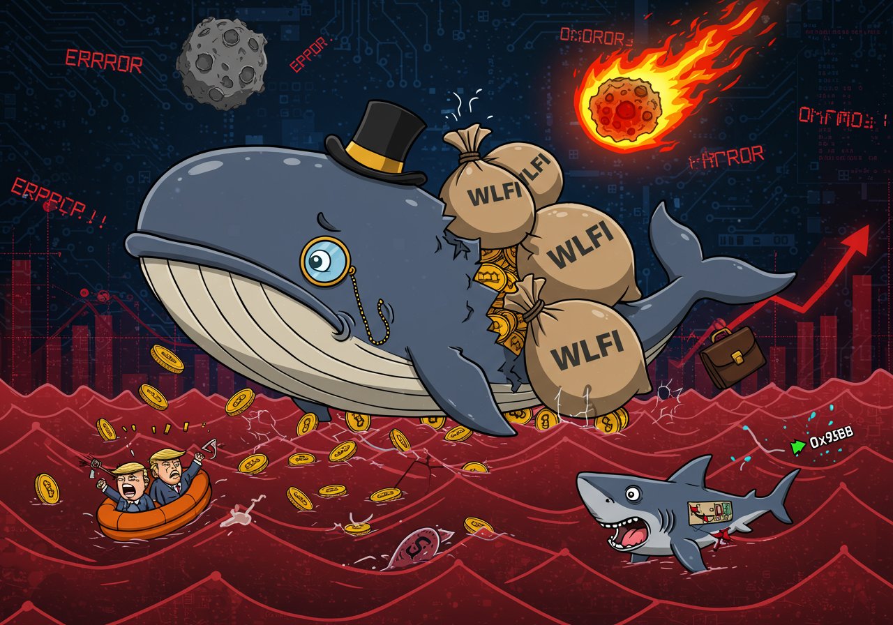 WLFI Token Plummets: Whales Derailed by Trump-Linked Crypto’s Downturn WLFI Token Plummets: Whales Derailed by Trump-Linked Crypto’s Downturn