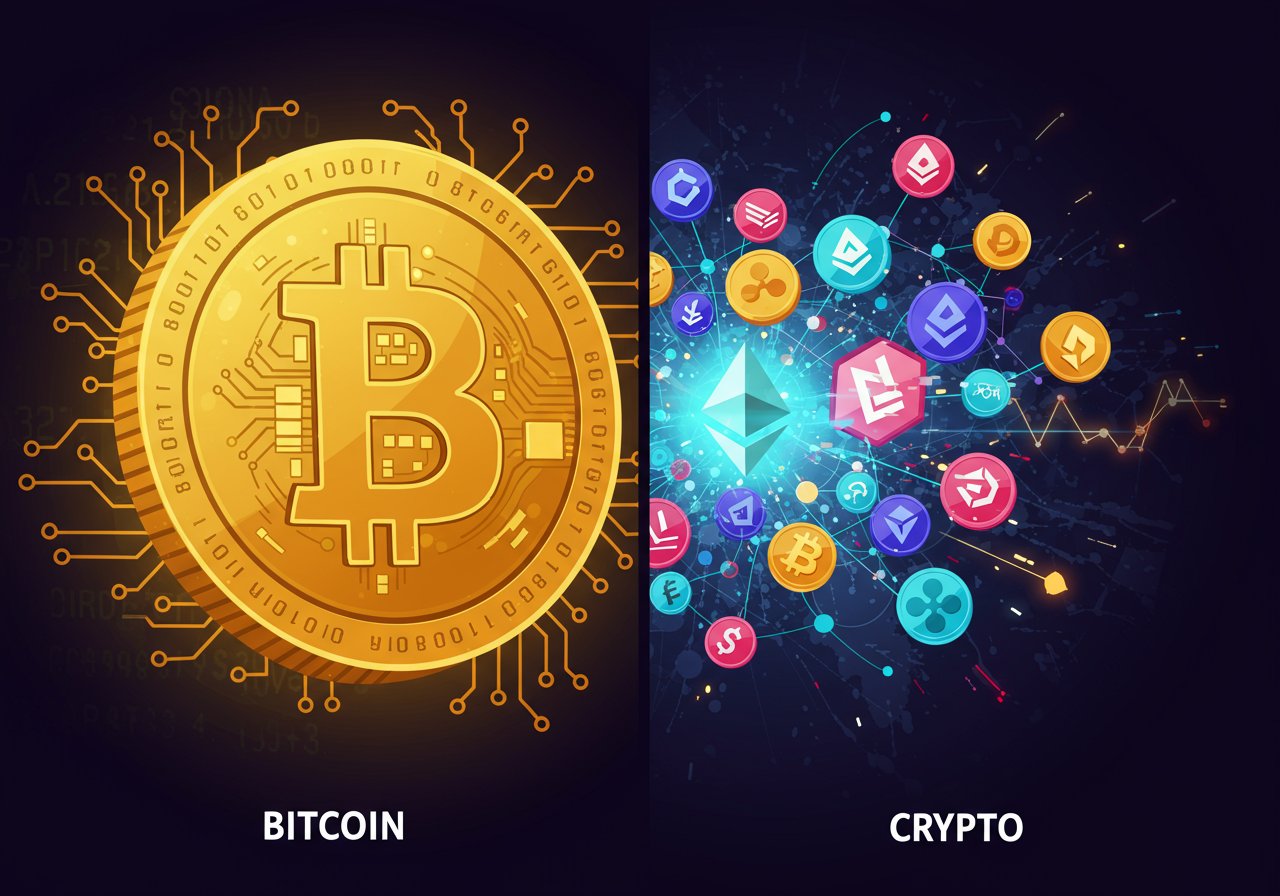 Bitcoin vs. Crypto: Decoding the Divide and Defining Digital Gold Bitcoin vs. Crypto: Decoding the Divide and Defining Digital Gold