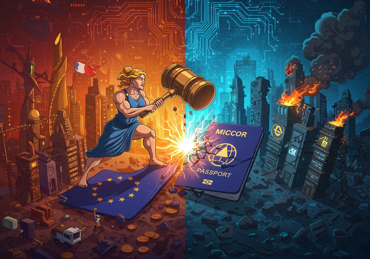 France’s Crypto Crackdown: Is MiCA’s Single Market Under Threat?