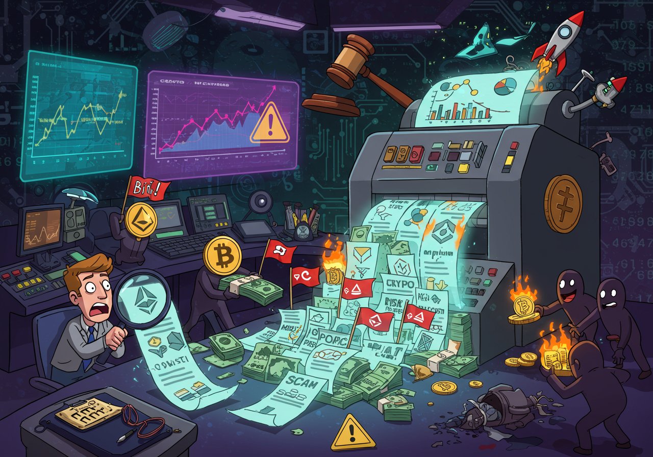 Red Flags: Crypto Press Releases Overrun by Risky Projects & Scams Red Flags: Crypto Press Releases Overrun by Risky Projects & Scams