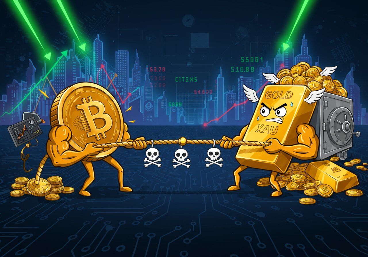 Bitcoin Follows Gold’s Lead, Eyes 7K Amid Liquidity Scrutiny Bitcoin Follows Gold’s Lead, Eyes 7K Amid Liquidity Scrutiny
