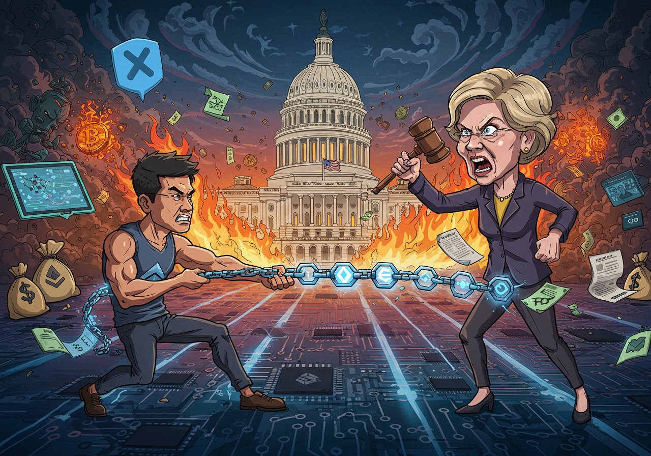 CZ vs. Warren: The Legal Battle Brewing Over Crypto and Political Accusations CZ vs. Warren: The Legal Battle Brewing Over Crypto and Political Accusations