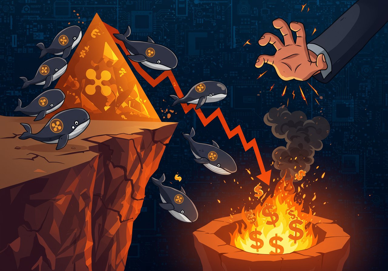 XRP Whales’ Mass Exodus: Is a Sharp Price Correction Imminent?