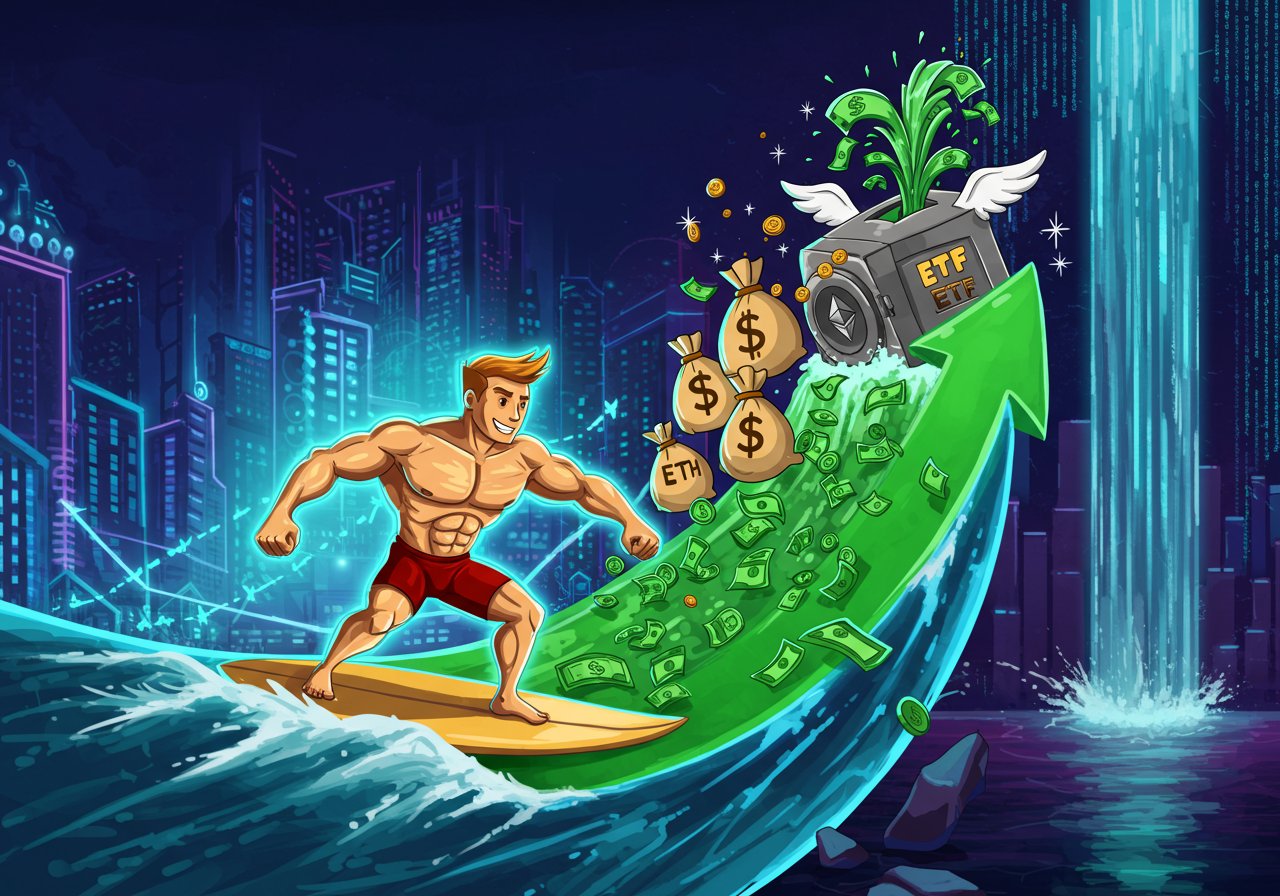 Ethereum ETFs Soar: Billion-Dollar Inflows Fuel Yearly Highs