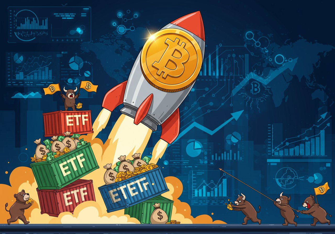 Bitcoin ETFs Soar: .1 Billion Inflows Ignite Bullish Sentiment for 2026 Bitcoin ETFs Soar: .1 Billion Inflows Ignite Bullish Sentiment for 2026