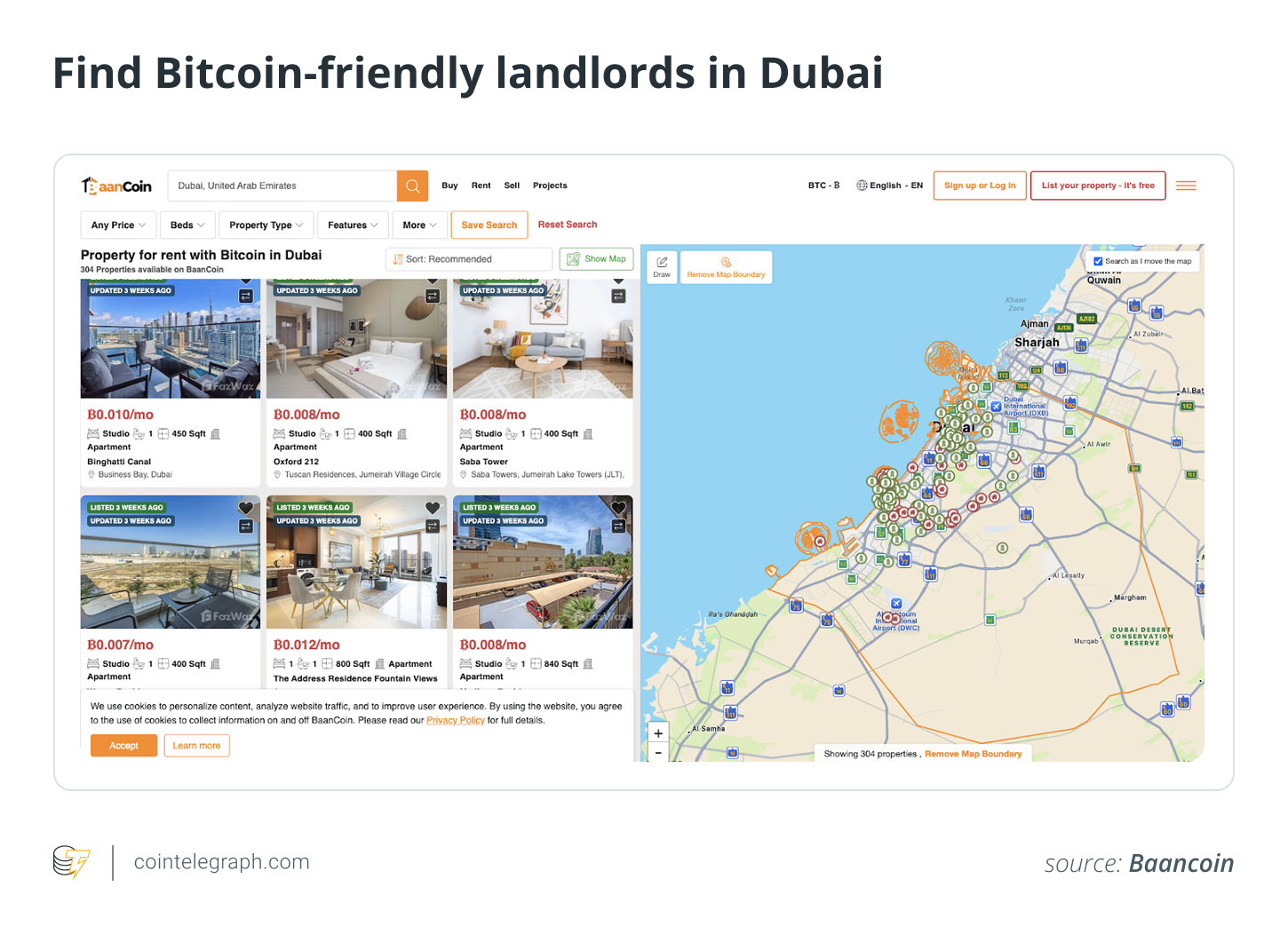 How to rent an apartment in Dubai using Bitcoin (step-by-step)