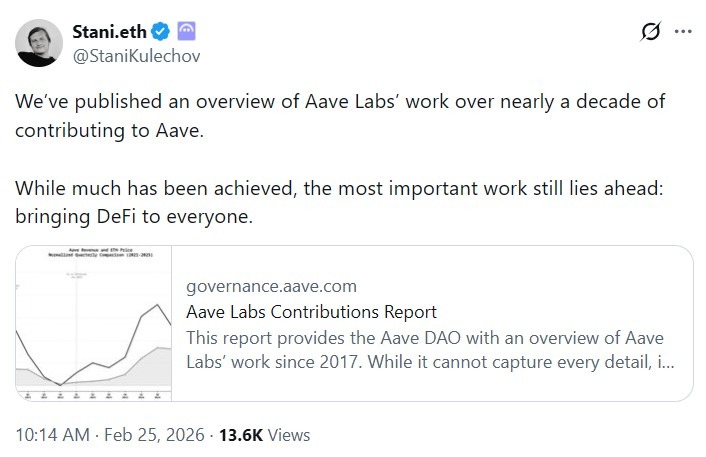 Source: Stani Kulechov