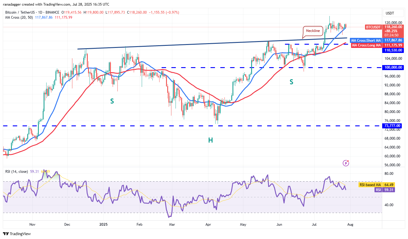 BTC/USDT daily chart. Source: Cointelegraph/TradingView