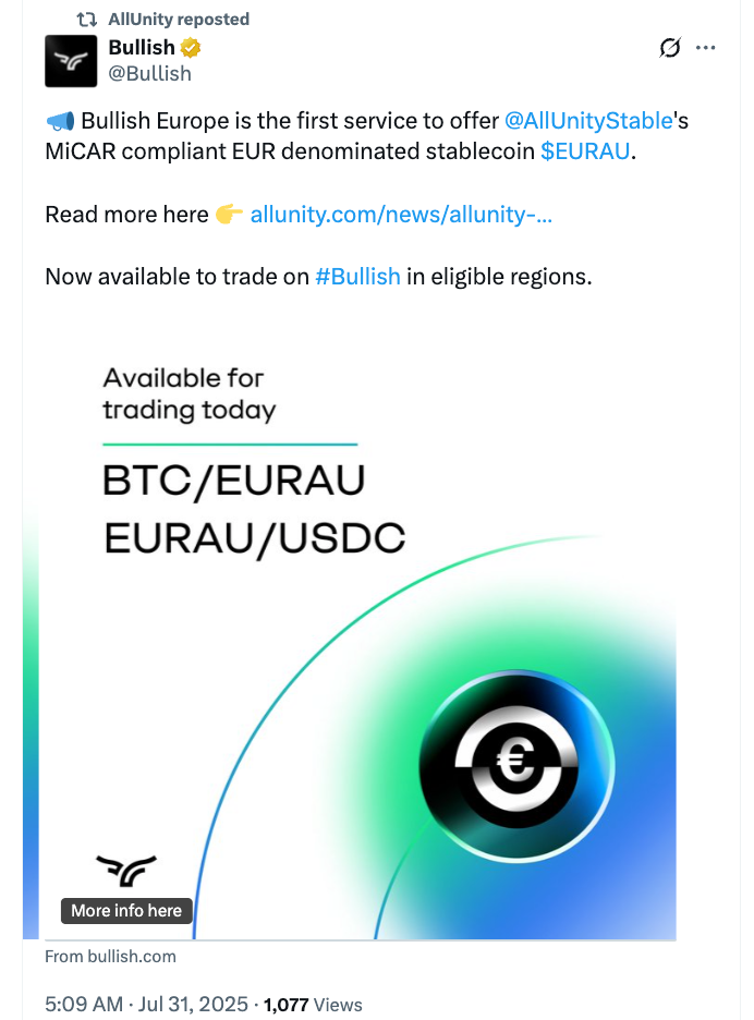 Source: Bullish Europe