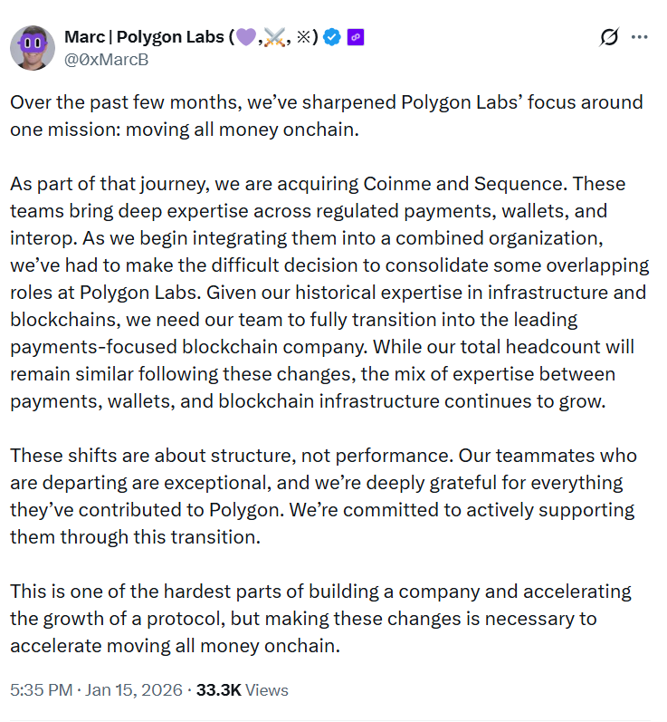 Layoffs at Polygon. Source: Marc Boiron