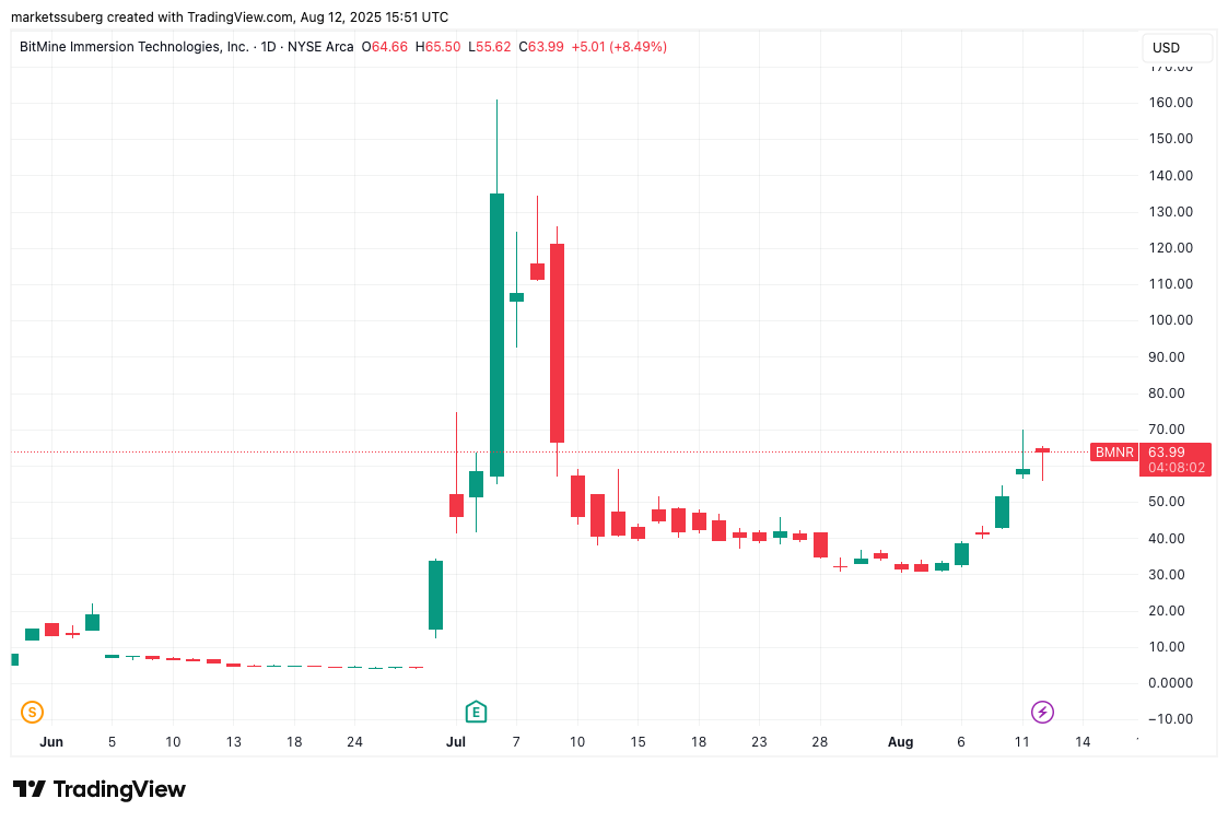 BMNR one-day chart. Source: Cointelegraph/TradingView