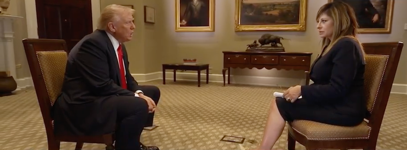 Donald Trump talks to Maria Bartiromo about the upcoming meeting with Xi Jinping and settling trade disputes between the two countries. Source: Fox News