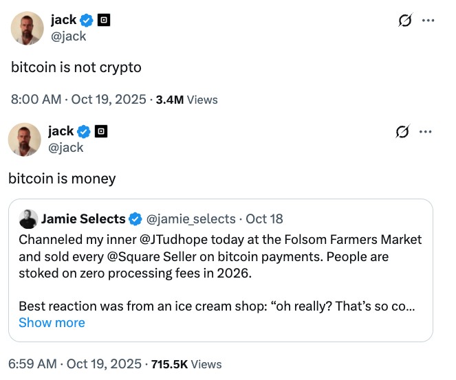 Source: Jack Dorsey