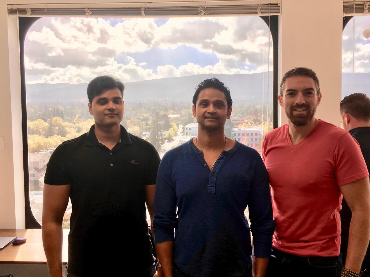 Portal to Bitcoin team members, from left to right: co-founder and chief technology officer Manoj Duggirala, founder and CEO Chandra Duggirala, and co-founder George Burke. Source: Portal to Bitcoin