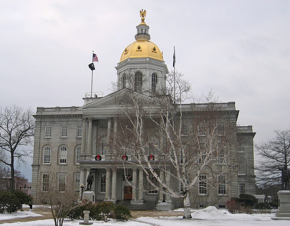 The New Hampshire State House in Concord. Source: Wikimedia