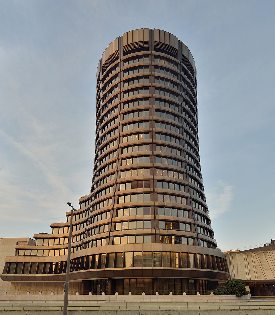 Building hosting the Basel Committee on Banking Supervision in Basel. Source: Wikimedia