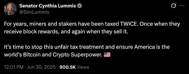 Source: Senator Cynthia Lummis