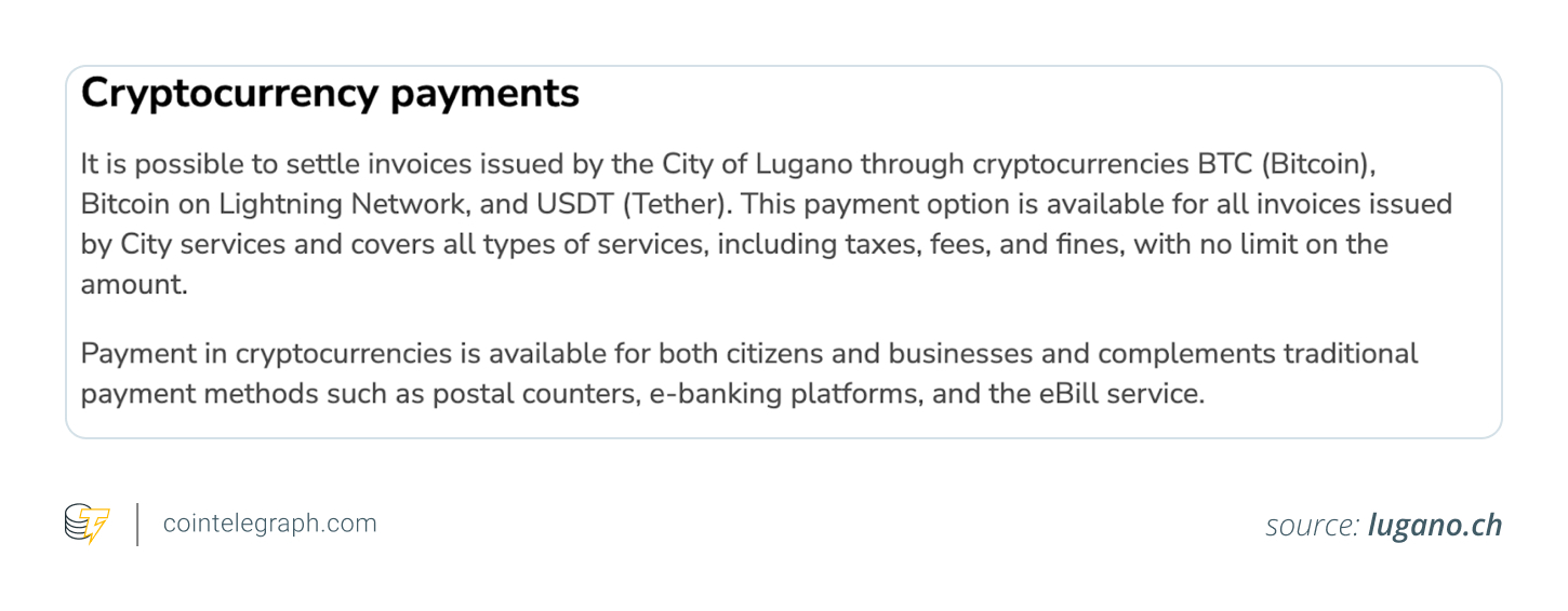 Inside the Swiss city where you can pay for almost everything in Bitcoin