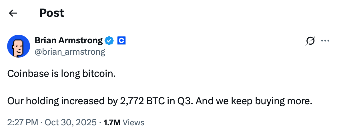 Source: Brian Armstrong