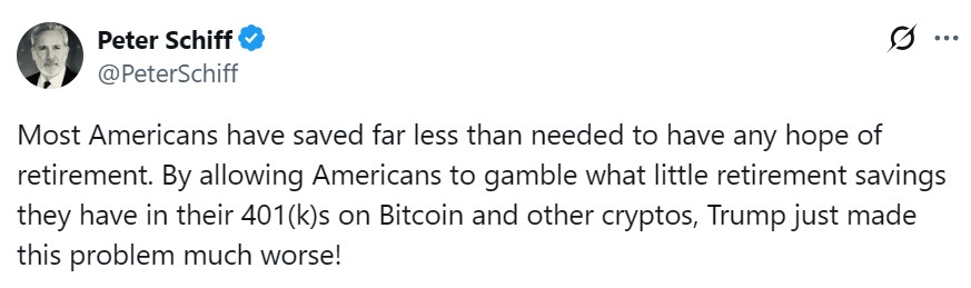 Source: Peter Schiff