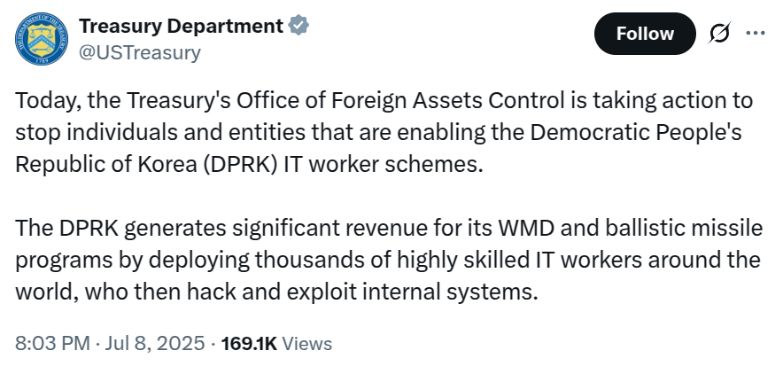 Source: Treasury Department