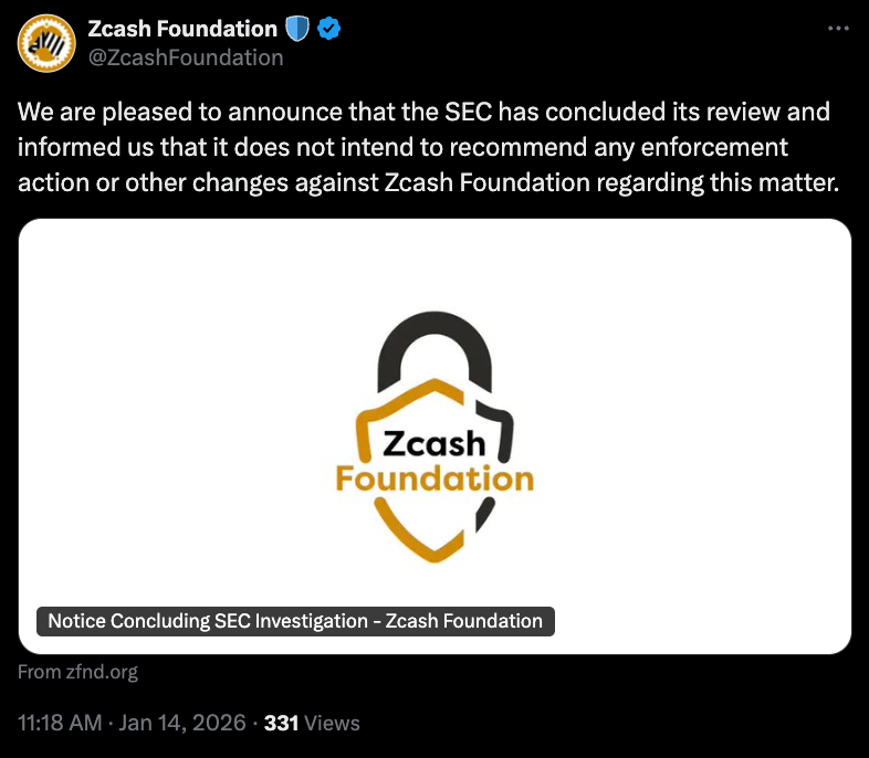 Source: Zcash Foundation