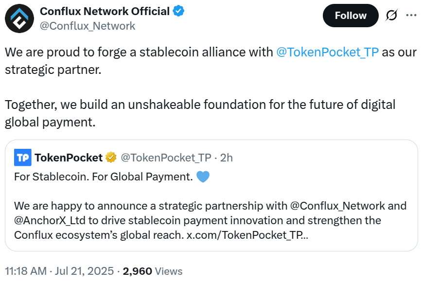 Source: Conflux Network Official