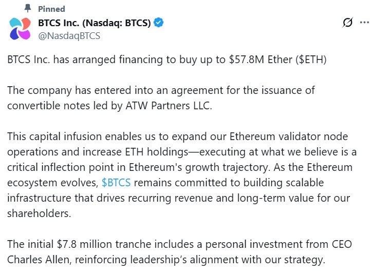 Source: BTCS