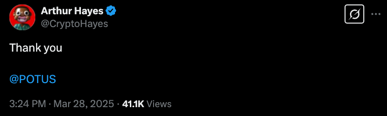 Source: Arthur Hayes