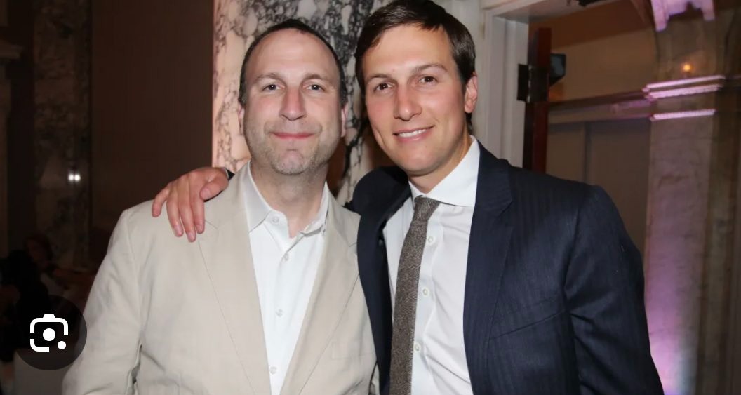 Ken Kurson (left) with Jared Kushner. Source: Anders
